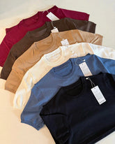 CAMISETA EM TRICÔ OLD MONEY (Padrão Zara)