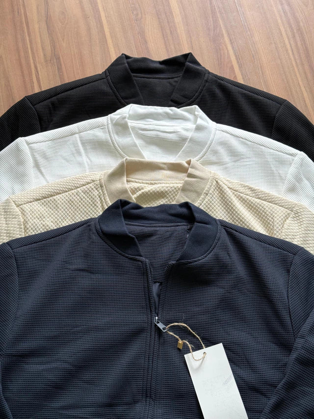 JAQUETA TEXTURIZADA (Padrão Zara)