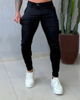 Calça Alfaiataria no Acetinado Skinny c/ elastano