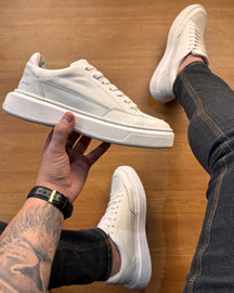 TÊNIS SNEAKER BOSS ELEGANCE (Couro)