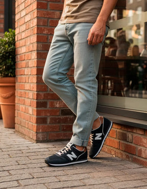 Tênis New Balance Masculino Camurça Original Branco 373v2