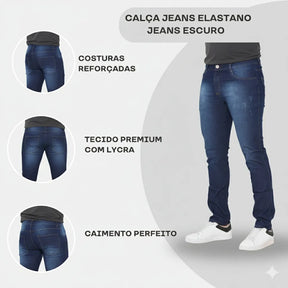 Kit 3 Calça Jeans Masculina Skinny Promoção de Fábrica