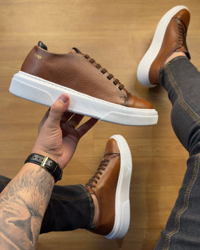 TÊNIS SNEAKER BOSS (COURO)