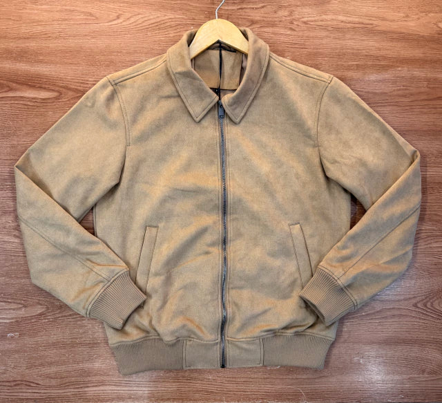 JAQUETA EM SUEDE (Padrão Zara) ZIPER