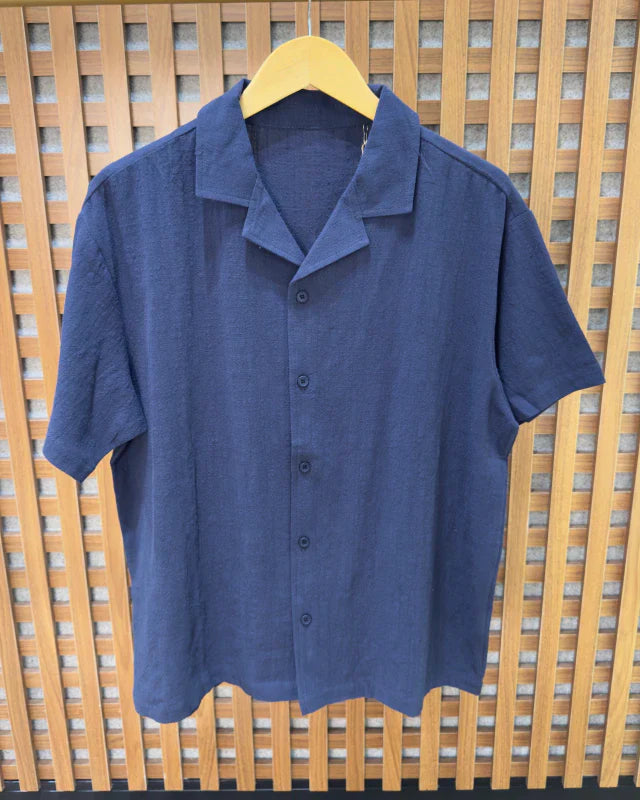 Camisa manga curta em Linho ( Padrão Zara)