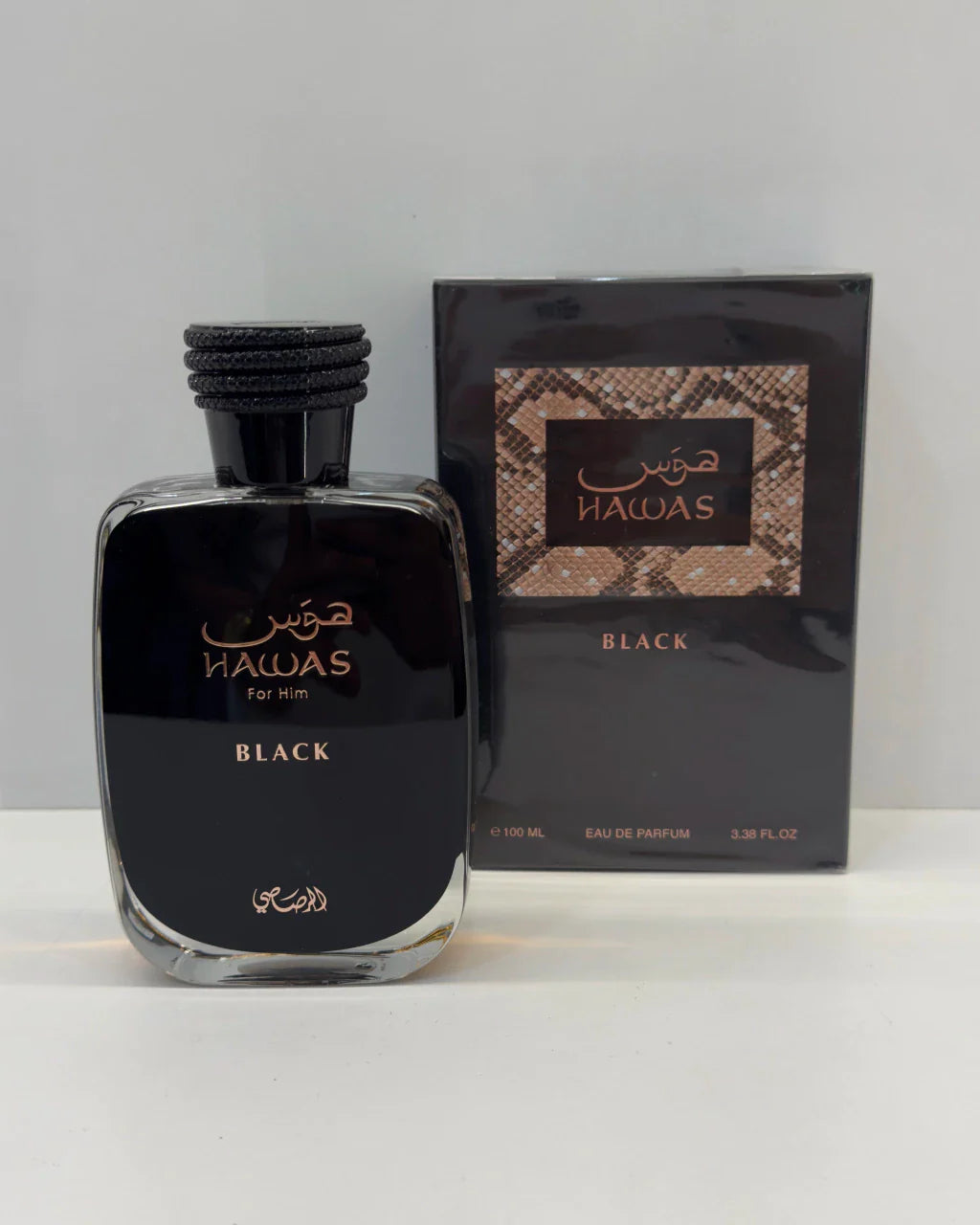 Perfume Hawas Black da marca Rasasi