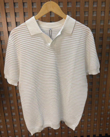 Camisa Polo Old Money em Tricot