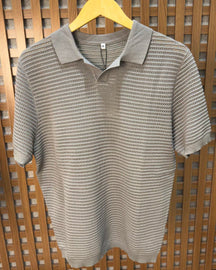 Camisa Polo Old Money em Tricot